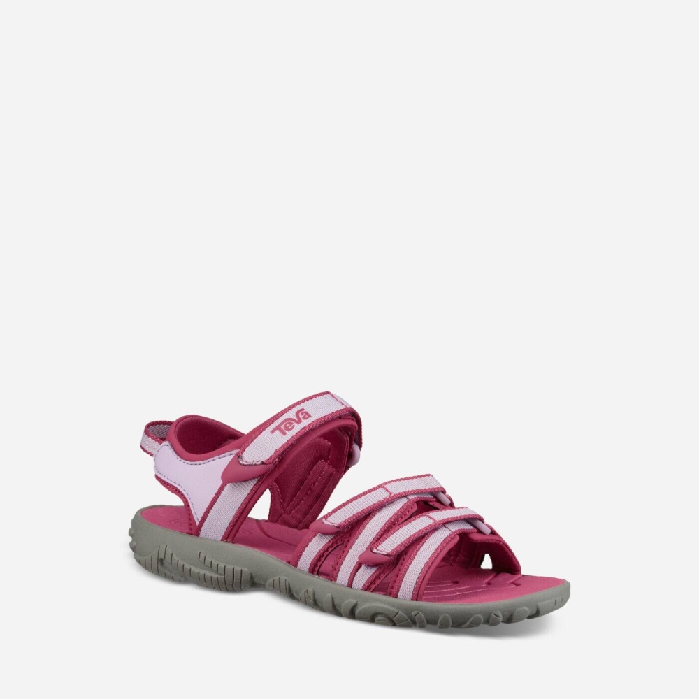 Teva Tirra Kids' Rose / Purple Slip Ons CA32592 Canada Sale